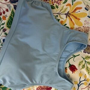 Light Blue Ribbed Tank Top